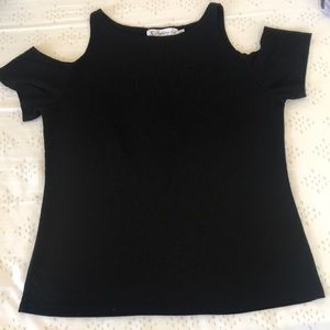 fighting eel cold shoulder tank